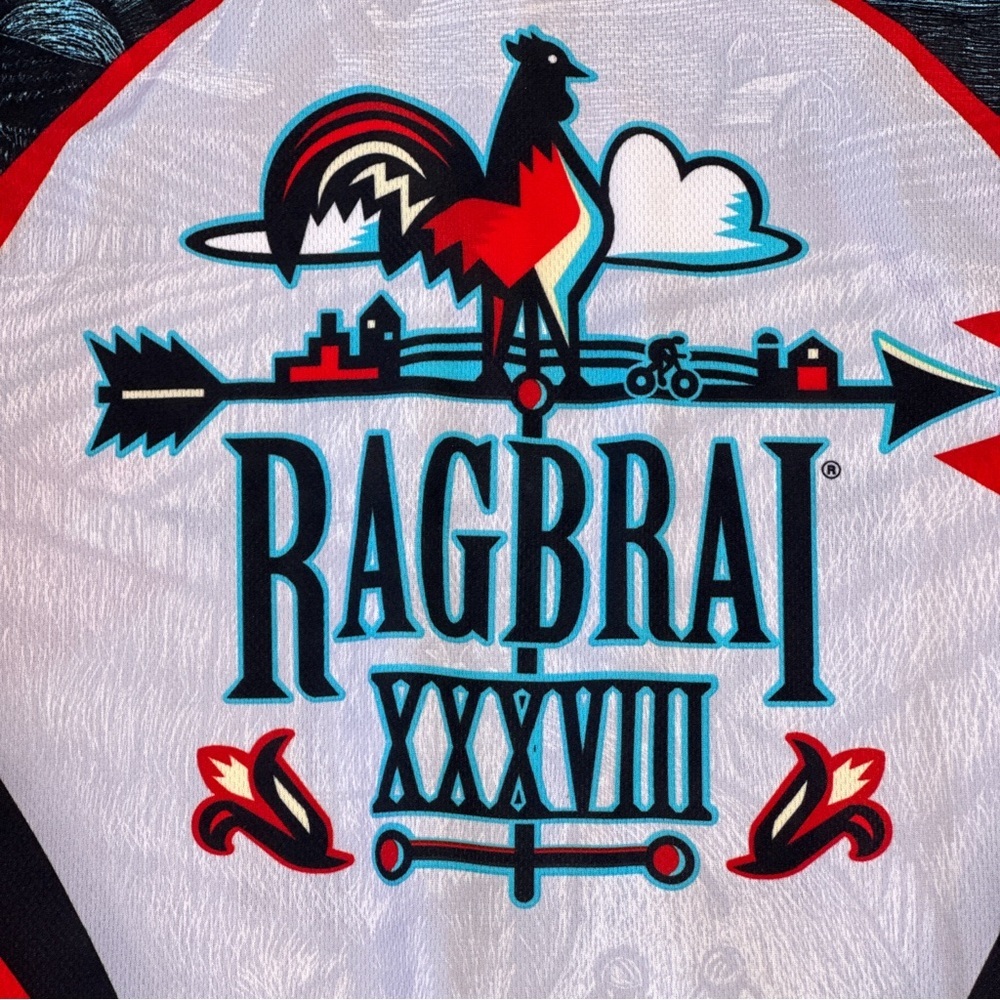Primal Wear Men Bike Jersey RAGBRAI XXXVIII 2010 Race Graphic Size M - Picture 5 of 10